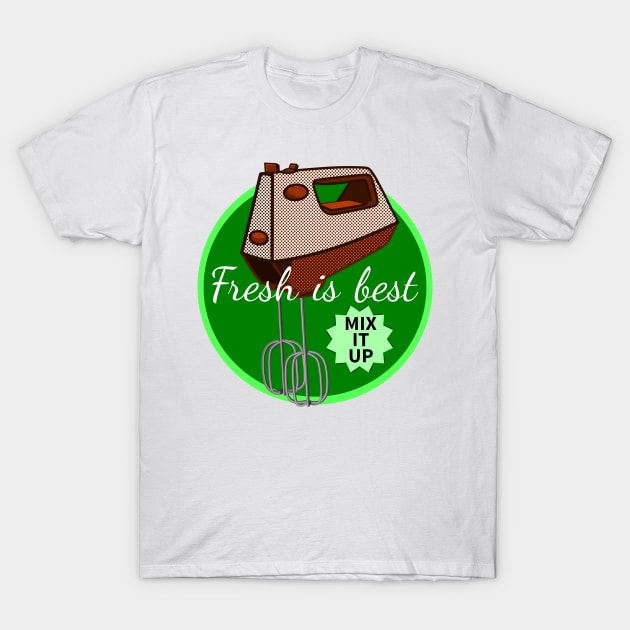 Retro kitchen mixer T-Shirt by mailboxdisco